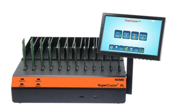 SuperCopier Desktop 12 NVMe PCIE 4.0 Ports Drive Duplicator - Image 3