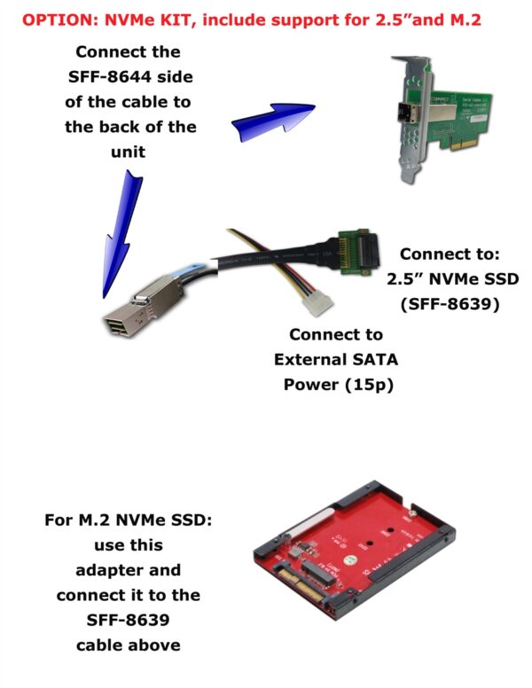 SuperCopier IT 8" T4 SAS Portable Drive Duplicator Unit with Thunderbolt 4.0 and NVMe ports - Image 5