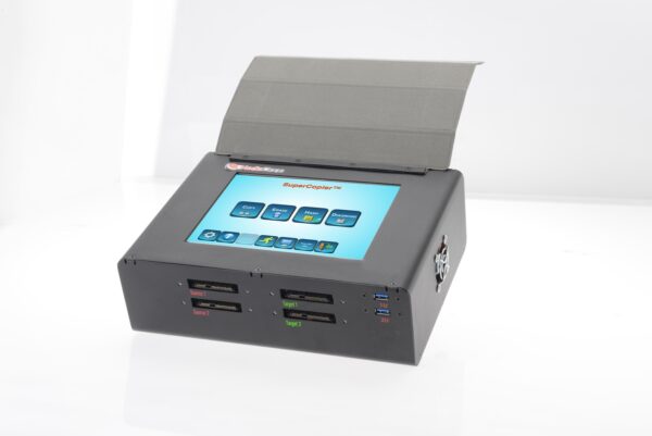 SuperCopier IT 8" 3 NVME + 7 SATA/SAS Ports Portable Drive Duplicator Unit with a Thunderbolt 4.0 Port - Image 3