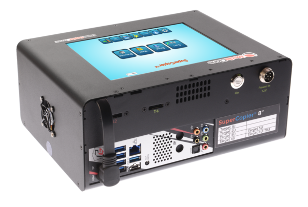 SuperCopier IT 8" 4 NVMe Ports Portable Drive Duplicator Unit with a Thunderbolt 3.0 Port - Image 7